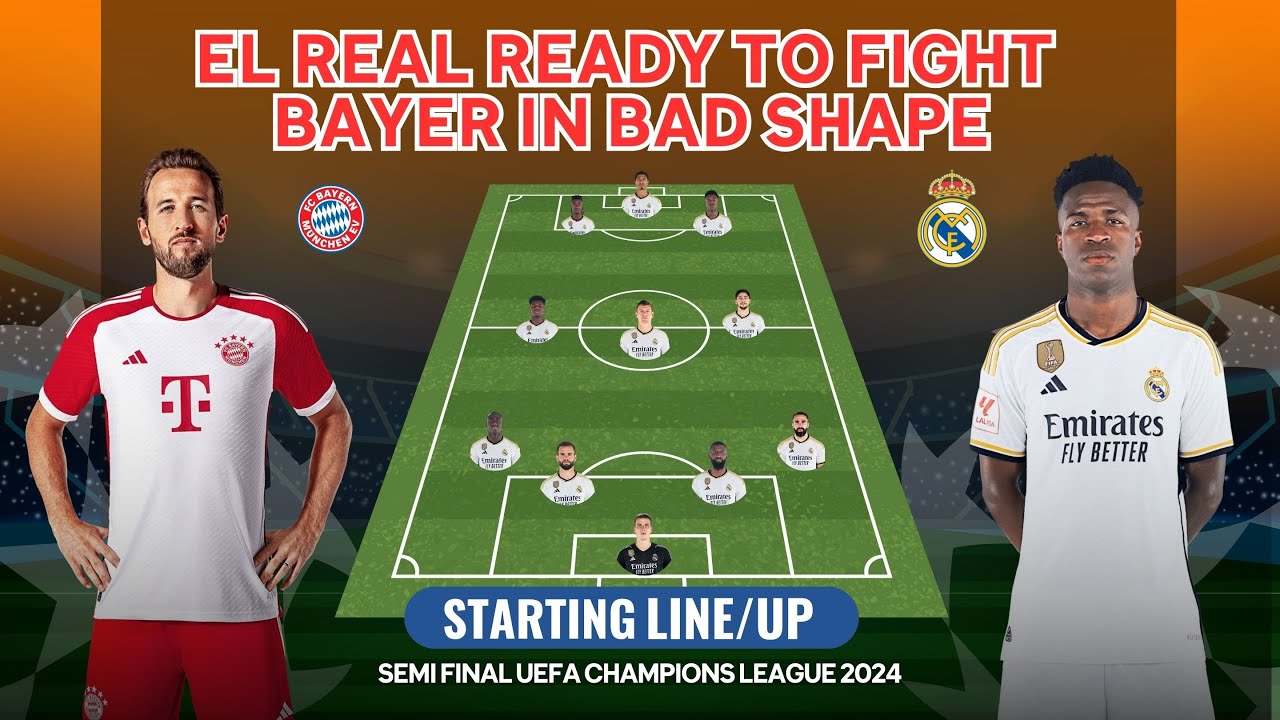 Bayern Munich vs Real Madrid: Starting XI and Substitutes for Champions League Semifinal - Match Predictions and Analysis